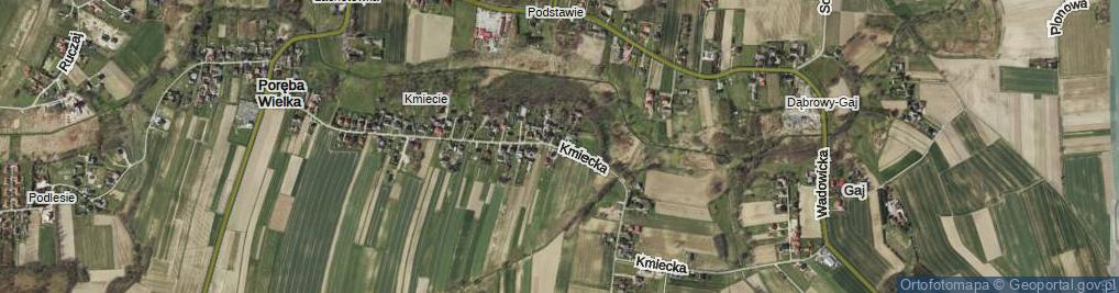 Zdjęcie satelitarne Kmiecka ul.